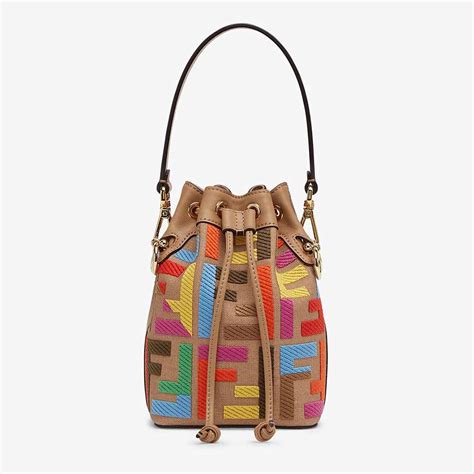 fendi multicolor shirt|fendi multicolor bucket bag.